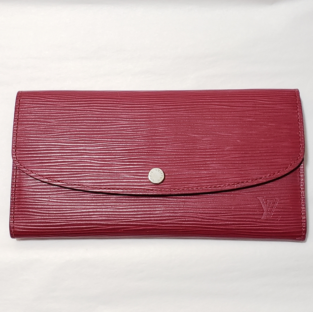 Christmas SALE Auth. Great Condition Louis Vuitton Emilie Fuschia Long Wallet